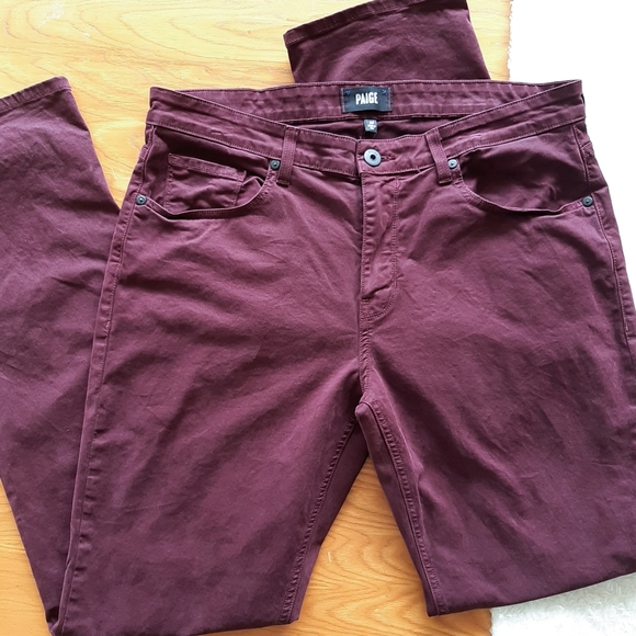 PAIGE Other - NEW Paige Normandie Slim Twill Cotton Pants NWOT